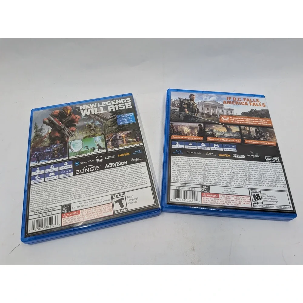Destiny 2 & Tom Clancys The Division 2 PS4 Bundle PlayStation 4 Games Lot